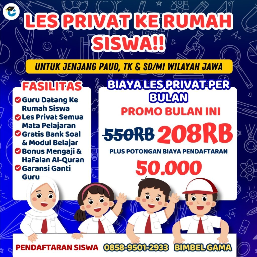 Guru Privat Datang ke Rumah Seluruh Jawa
