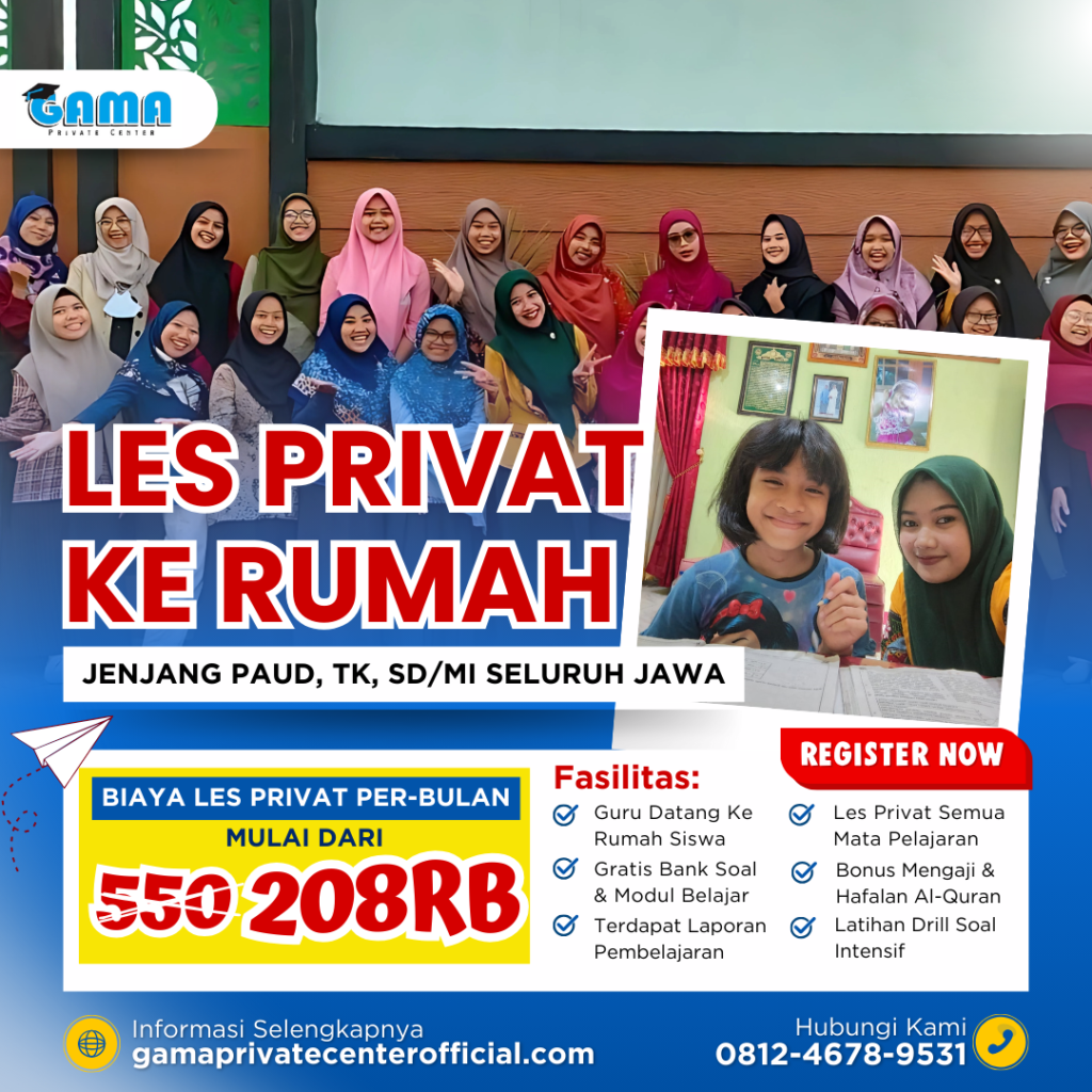 Privat Anak di Rumah dan Online