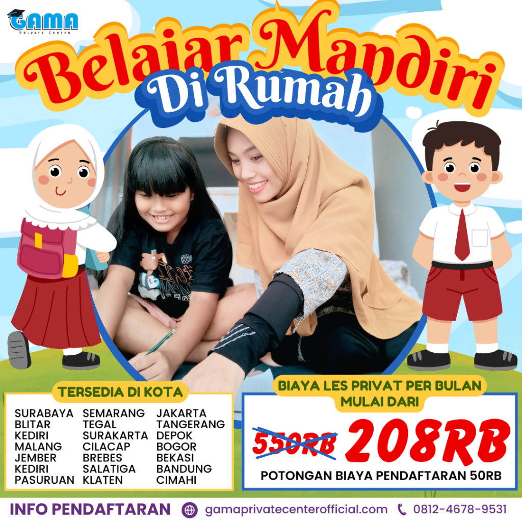 Didampingi Tutor Profesional